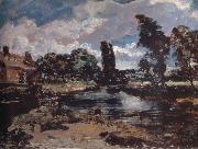 John Constable Flatford Mill from a lock on the Stour oil